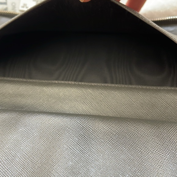 PRADA BR0441 Tessuto Chic Gray XLarge Organizer Wallet and Original COA Card - Picture 14 of 16